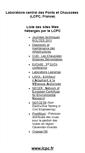 Mobile Screenshot of heberge.lcpc.fr